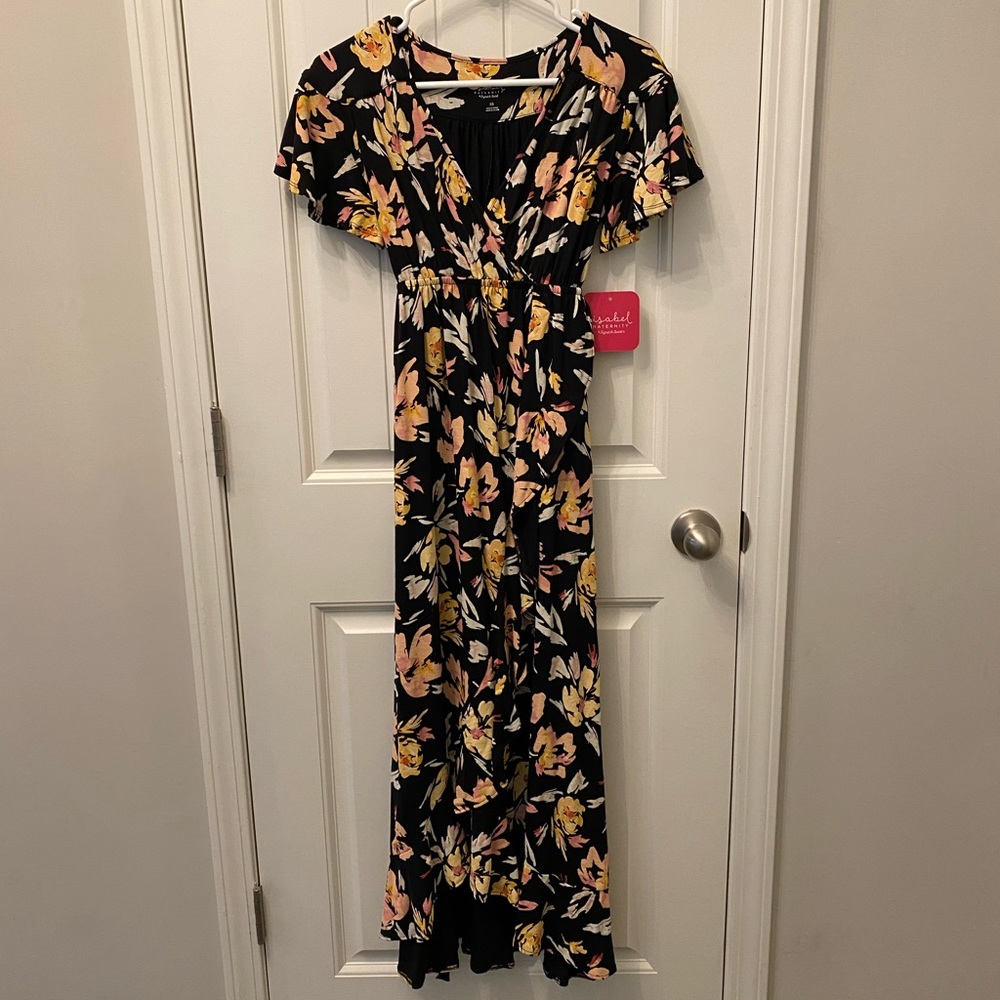 Isabel Maternity Flutter Maternity Dress
